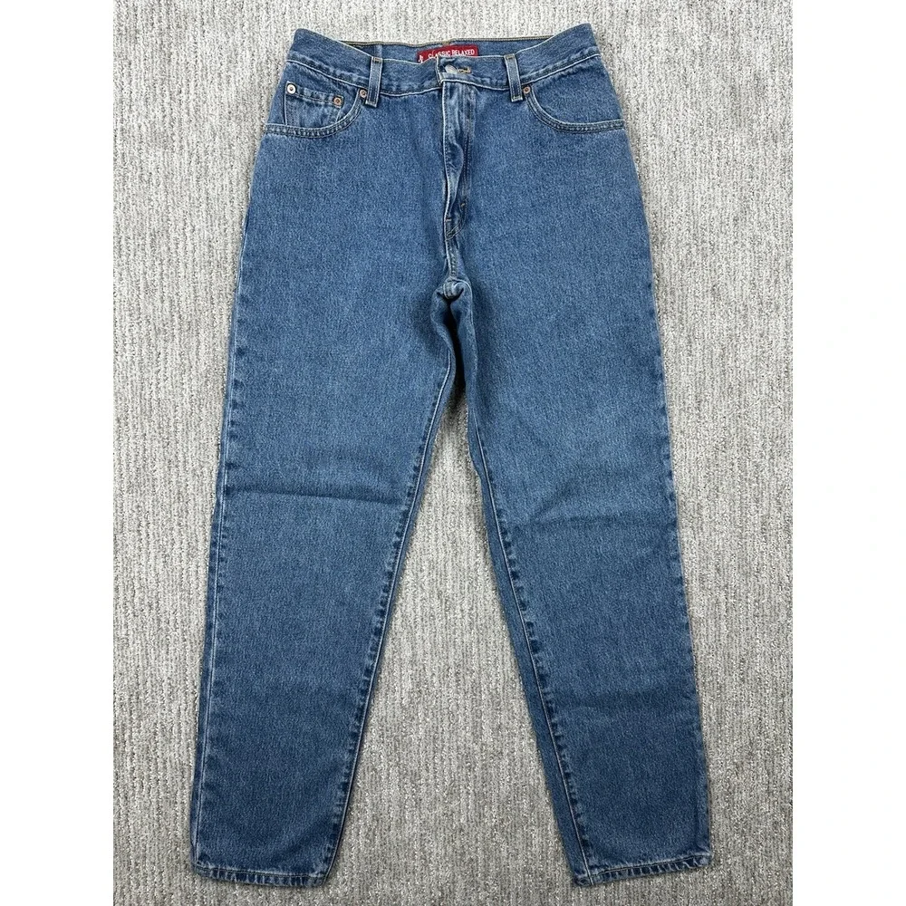 Vintage Levis 550 Jeans Womens 12 L (30x32) Relaxed Fit Tapered Leg Medium Wash